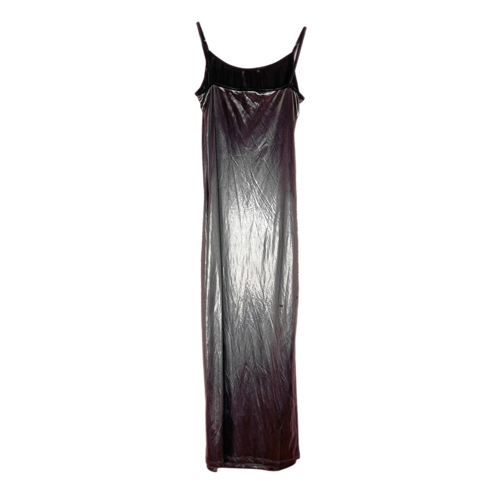 Vintage silver long maxi dress - Picture 2 of 5